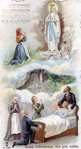 Resultado de imagen de ambién hoy, Jesús, llevan enfermos en Lourdes. Y me impresiona  ver la cantidad de enfermos